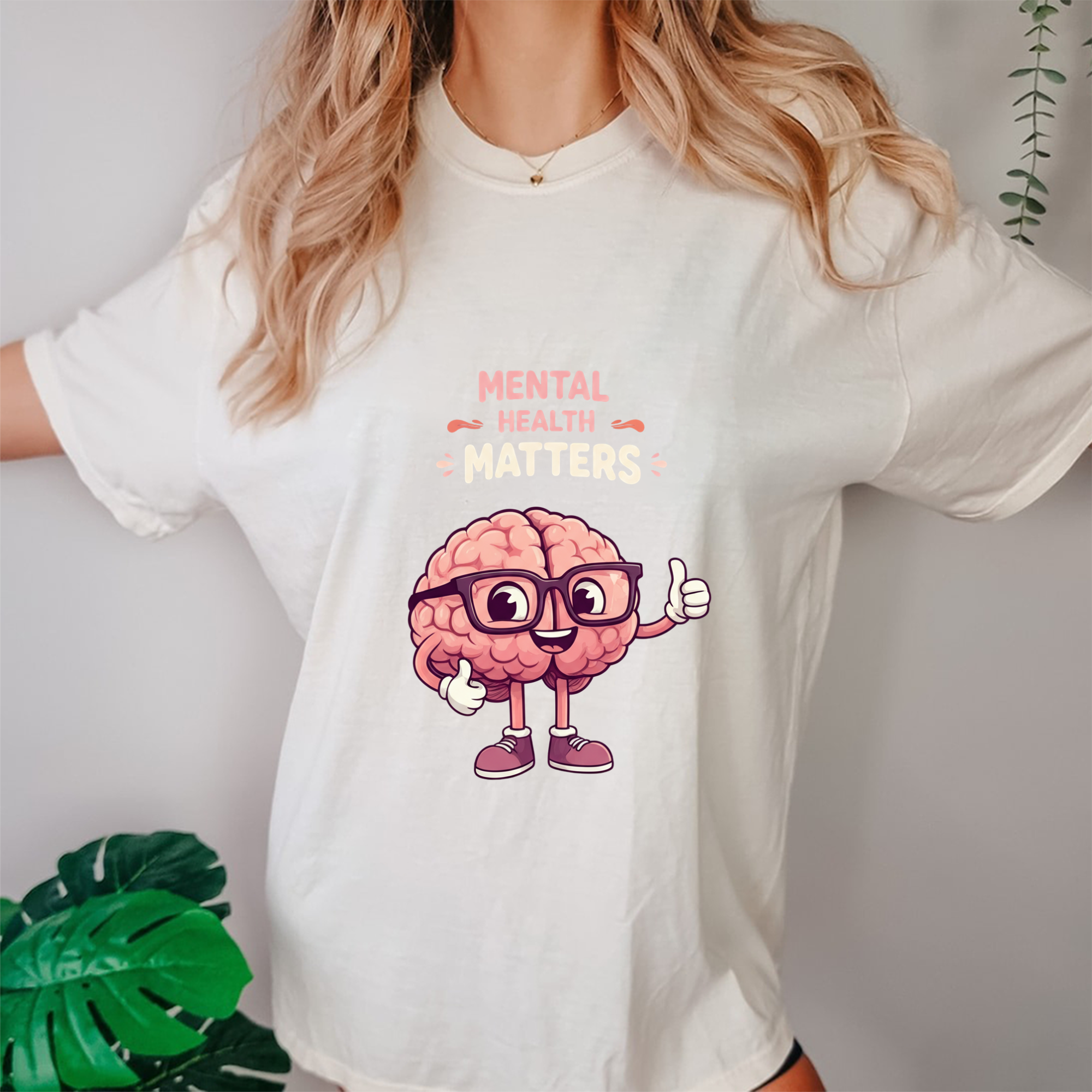 Mental Health Matters Brain T-Shirt