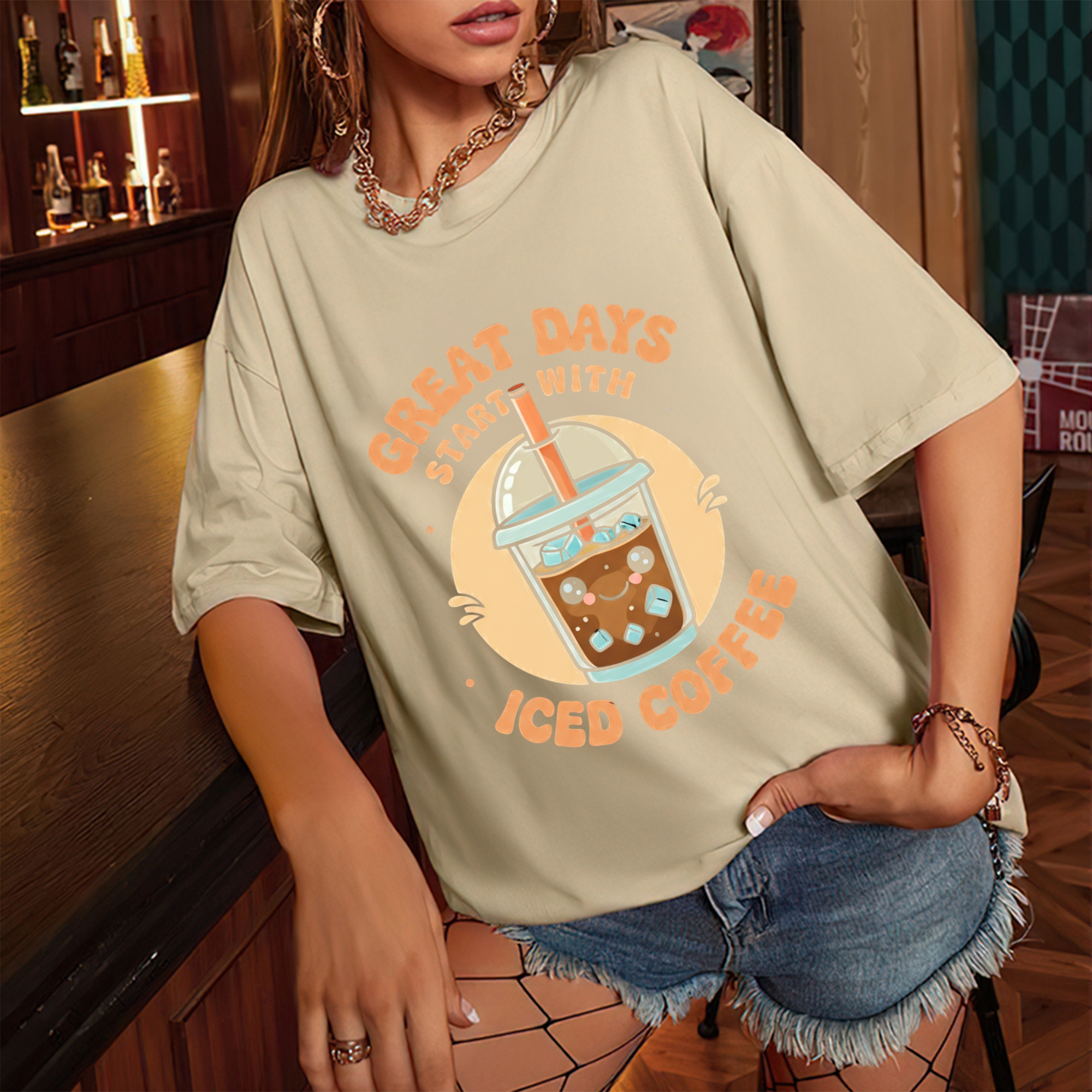 Iced Coffee Vibes T-Shirt