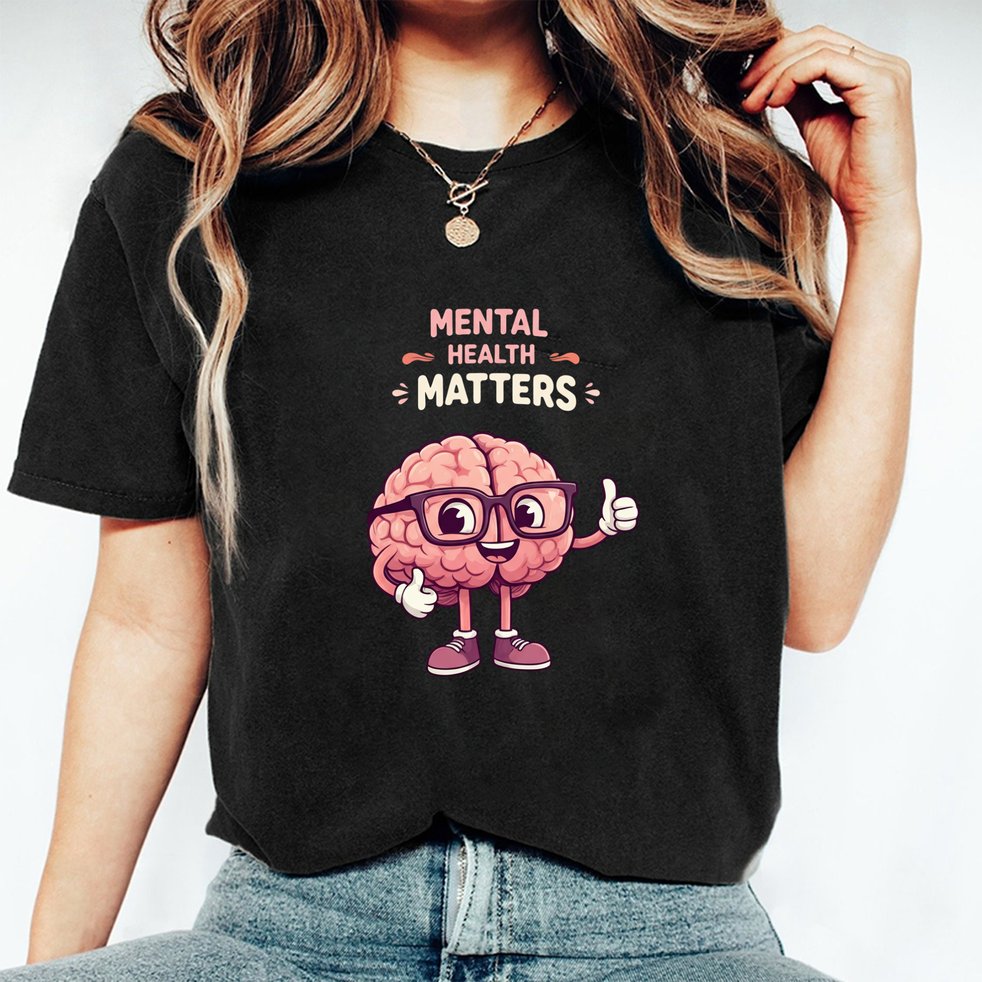 Mental Health Matters Brain T-Shirt